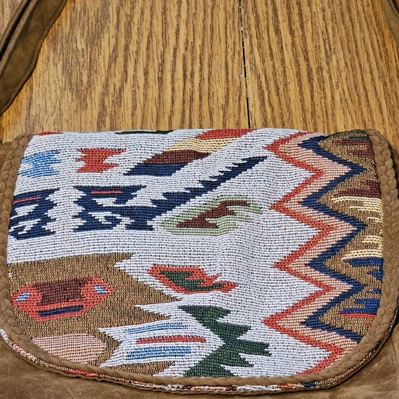 NWT Canyon Sky Aztec Style Purse Handbag Southwestern Shoulder Strap Snap close - Picture 9 of 13